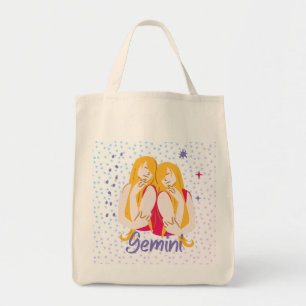 Bolsa Tote Gemini Moderno Twins Zodiac 
