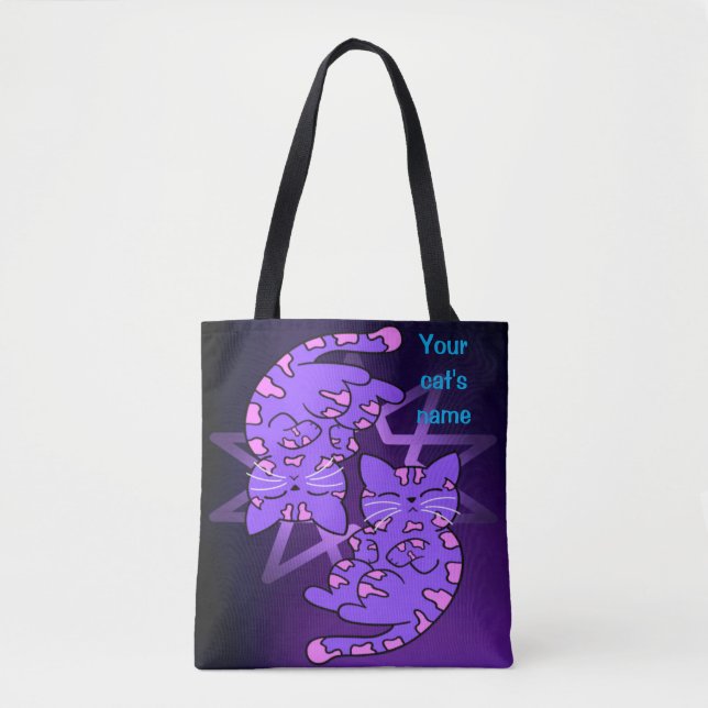 Bolsa Tote Gemini Roxo Personalizável Decagrem Roxo (Frente)