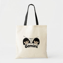 Bolsa Tote Gemini Zodiac - Sinal Gêmeos Meninas Crianças