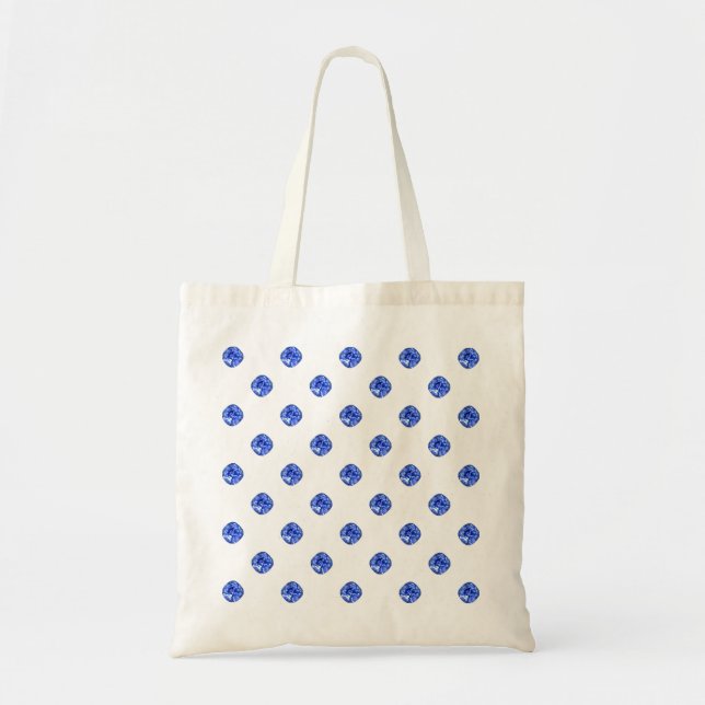 Bolsa Tote Gemstones do Azul (Frente)