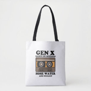 Bolsa Tote Gen X erguido em Mixtapes Hose Água e Negligência