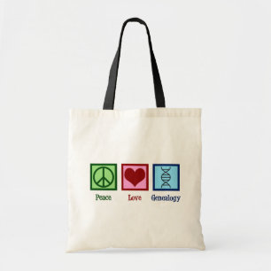 Bolsa Tote Genealogia do Amor pela Paz