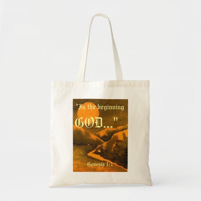 Bolsa Tote Gênesis 1:1 Bag (Frente)