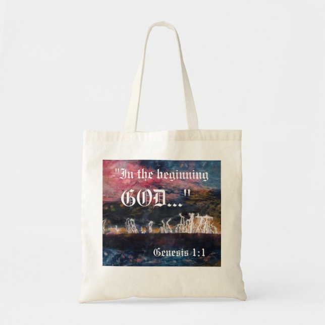 Bolsa Tote Gênesis 1:1 Bag (Frente)