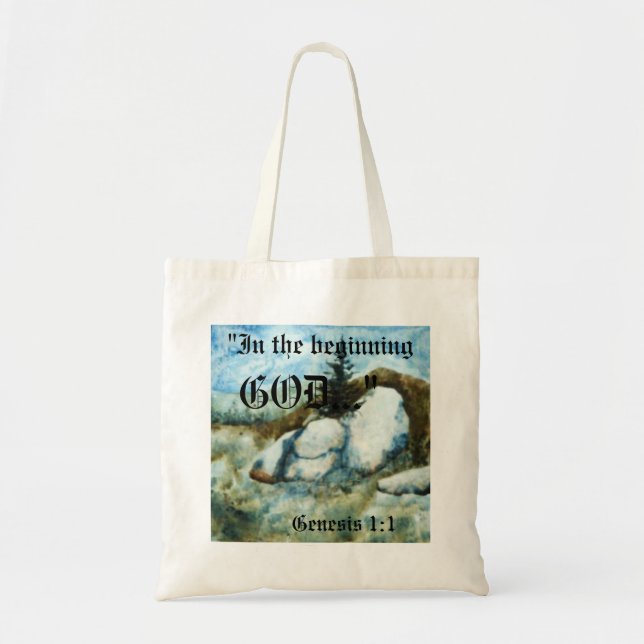 Bolsa Tote Gênesis 1:1 Bag (Frente)