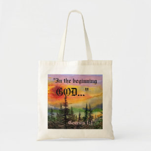 Bolsa Tote Gênesis 1:1 - Saco