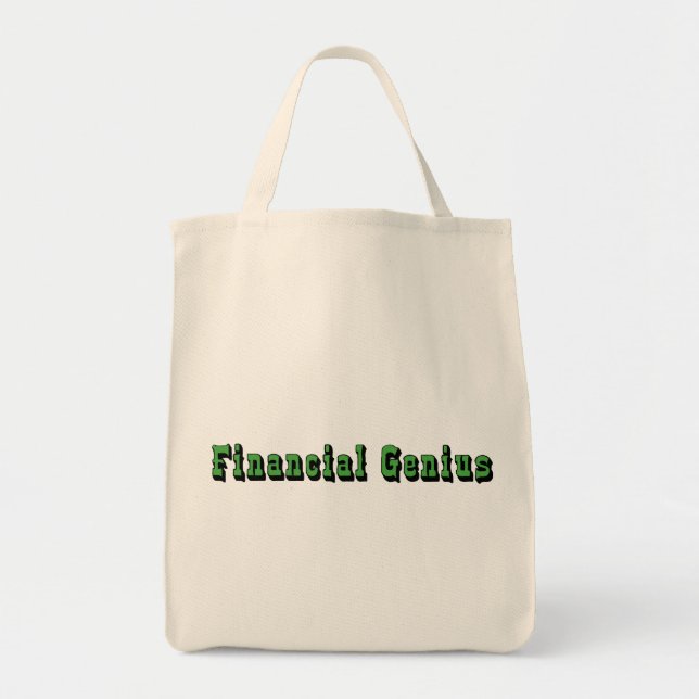 Bolsa Tote Gênio Financeiro (Frente)