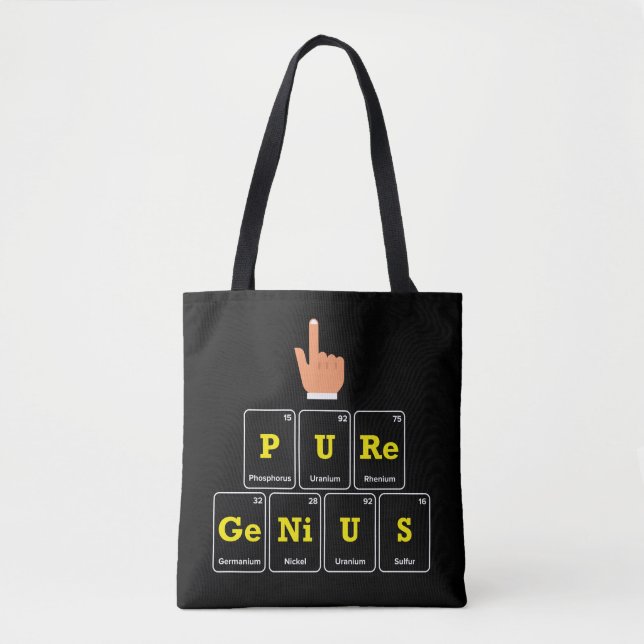 Bolsa Tote Gênio puro (Frente)