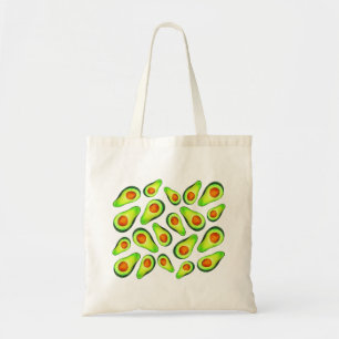Bolsa Tote Gente verde de fruta de saúde abacatada