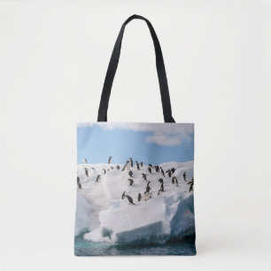 Bolsa Tote Gentoo Penguin Antártica Iceberg Playtime