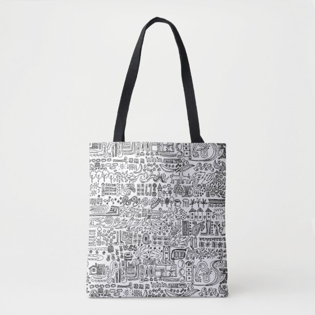 Bolsa Tote geo design (Frente)