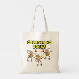 Bolsa Tote Geocaching Rocks