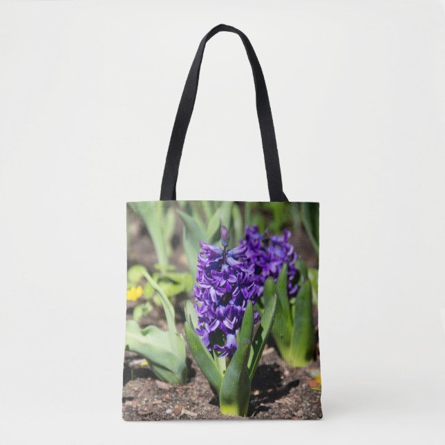 Bolsa Tote Geocinto Azul na primavera   (Frente)