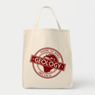 Bolsa Tote Geologia - Moldar o Logotipo Mundial (Europa)
