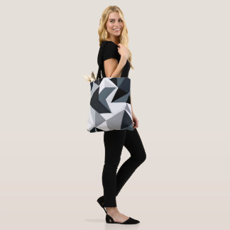 Bolsa Tote Geometria monocromática