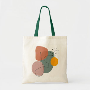 Bolsa Tote Geométrica,abstrato,mínima,moderna,pastel