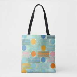 Bolsa Tote “Geométrica Moderna Colorida”