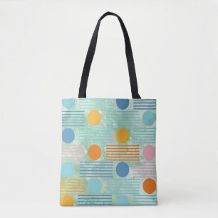 Bolsa Tote “Geométrica Moderna Colorida”
