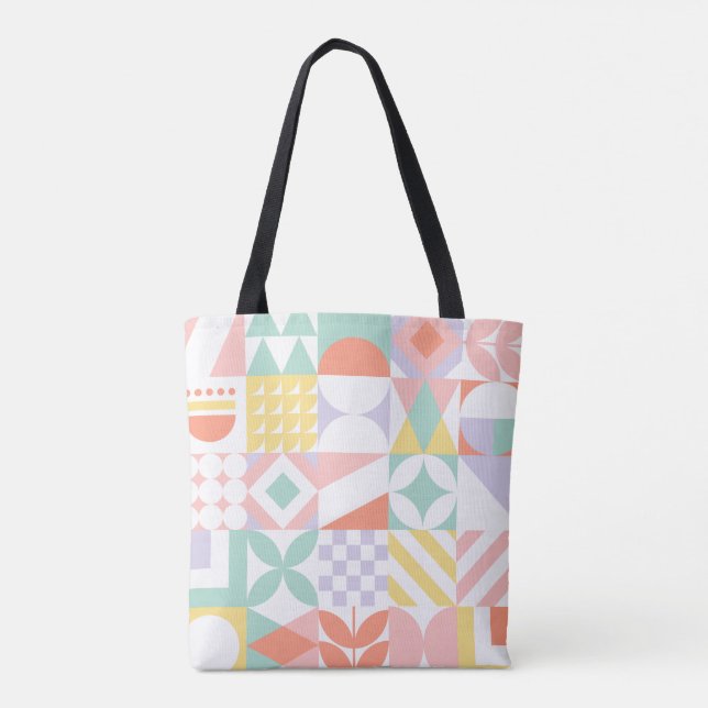 Bolsa Tote geométrico 32 (Verso)