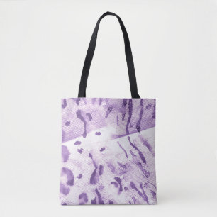 Bolsa Tote Geométrico Animal Texturizado. Linhas Cruzadas de