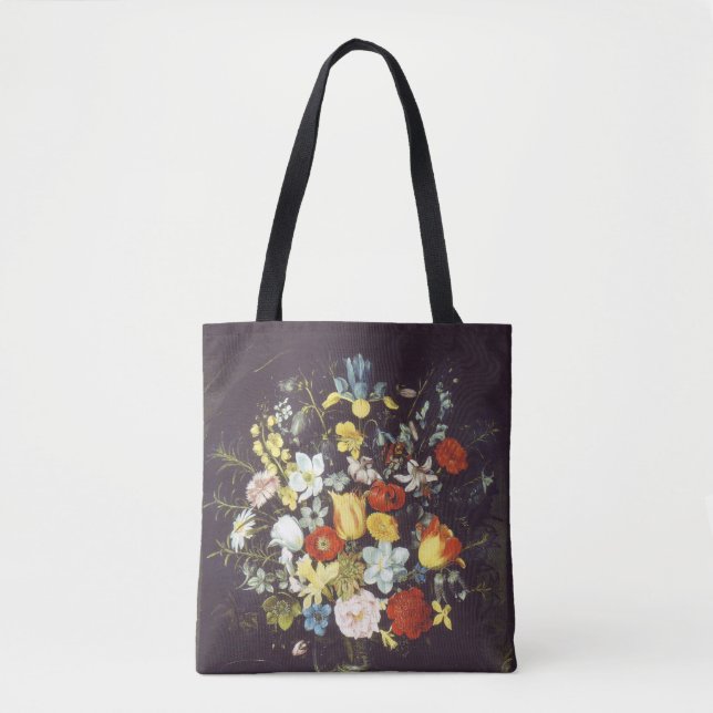 Bolsa Tote Georg Flegel  Grande peça de flores (em nicho)   (Frente)