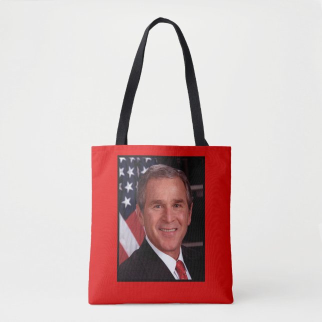 Bolsa Tote George Bush 43º Presidente americano Foto (Frente)