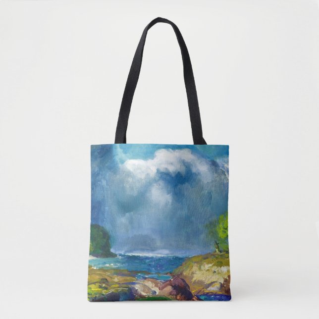 Bolsa Tote George W. Bellows, A Próxima Tempestade, (Frente)