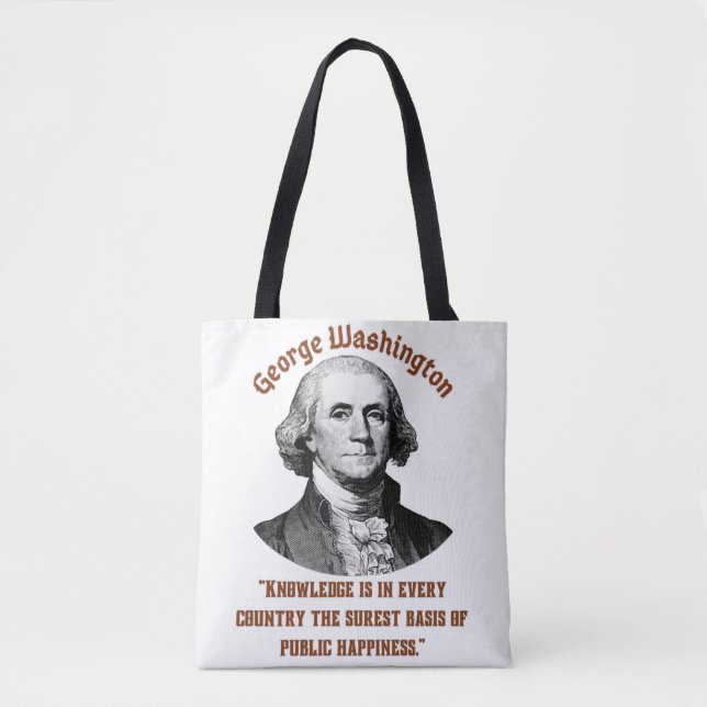 Bolsa Tote George Washington (Frente)