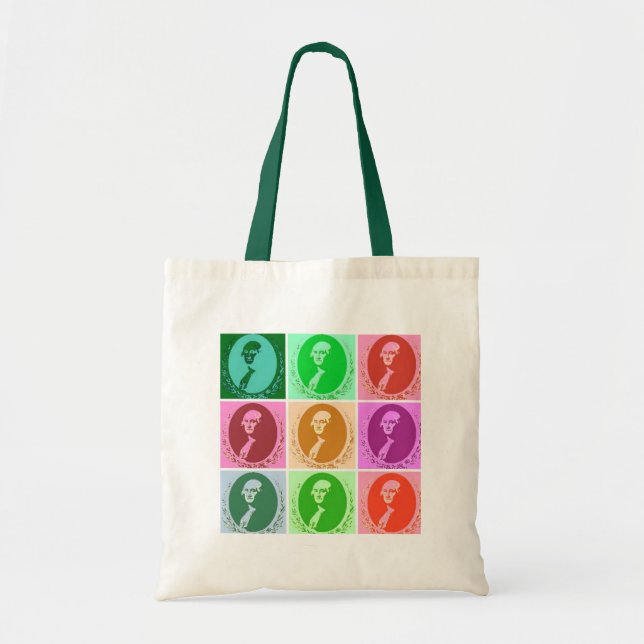 Bolsa Tote George Washington Abstrato (Frente)