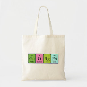 Bolsa Tote Georges mesa periódica tote bag