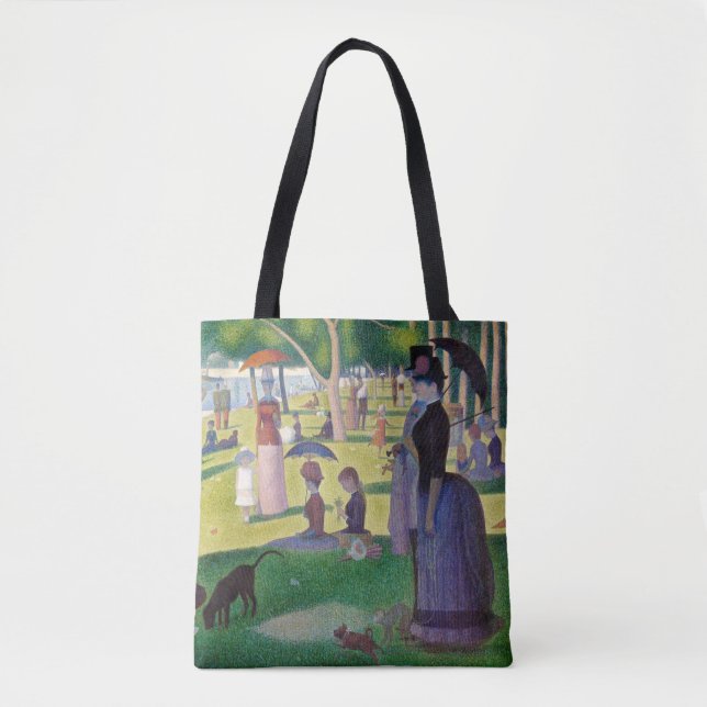 Bolsa Tote Georges Seurat - Domingo em La Grande Jatte (Frente)