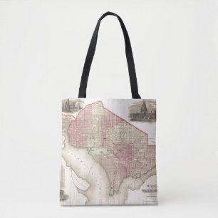 Bolsa Tote Georgetown e a cidade de Washington