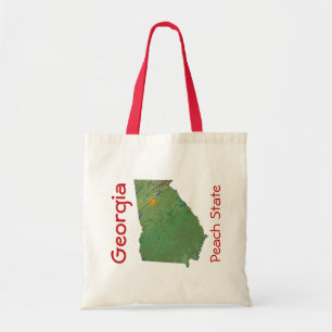Bolsa Tote Georgiano Map Bag