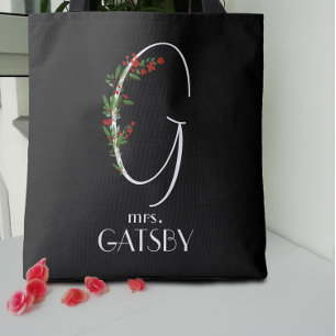 Bolsa Tote Gerador inicial de aquarela russa