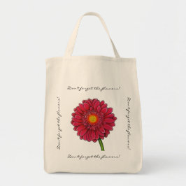 Bolsa Tote Gerbera cor-de-rosa
