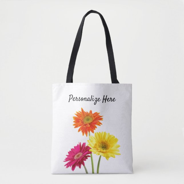 Bolsa Tote Gerbera Daisies  (Frente)