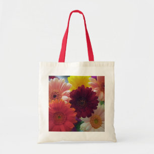 Bolsa Tote Gerbera Daisy Flowers Art Tote Bags