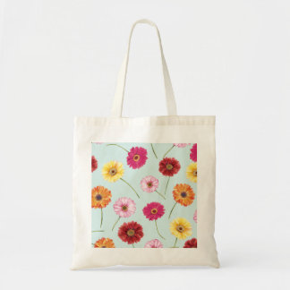 Bolsa Tote Gerbera,pink,red,orange,yellow 