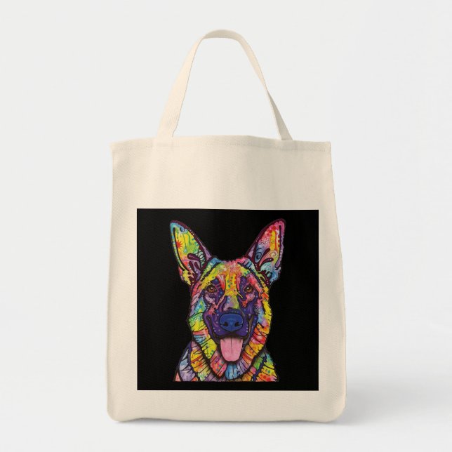 Bolsa Tote german shepherd (Frente)
