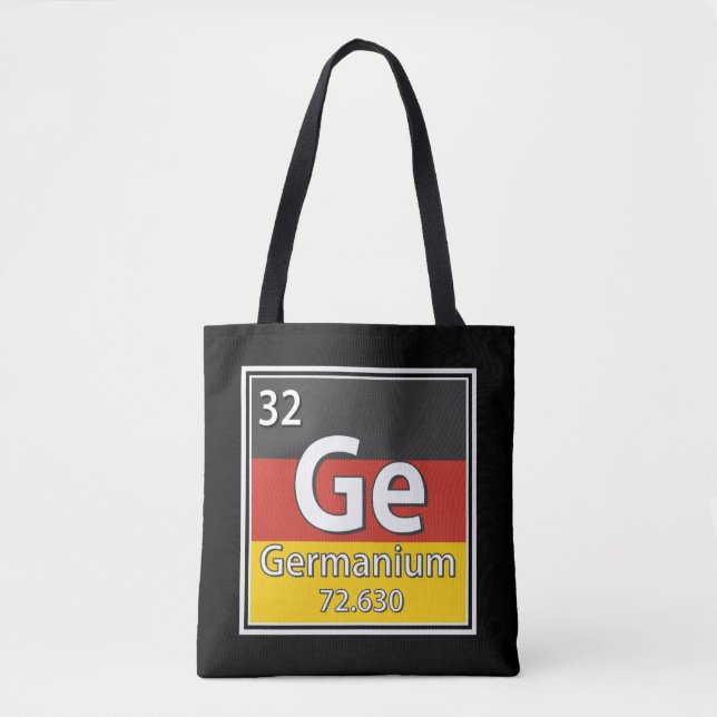 Bolsa Tote Germânio - Alemanha Bandeira Alemã (Frente)