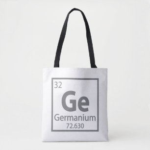 Bolsa Tote Germânio - Mesa periódica da ciência alemã
