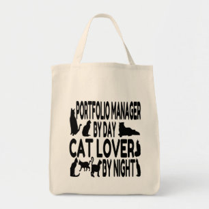 Bolsa Tote Gestor de Portfólio do Cat Lover