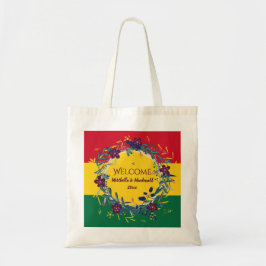 Bolsa Tote GHANA WEDDING WELCOME Floral Personalizado