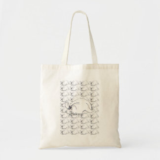 Bolsa Tote Ghibli denominou "o gato irritado "