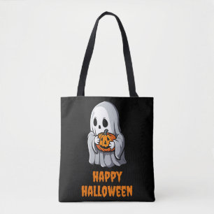 Bolsa Tote Ghost Feliz Hallowen