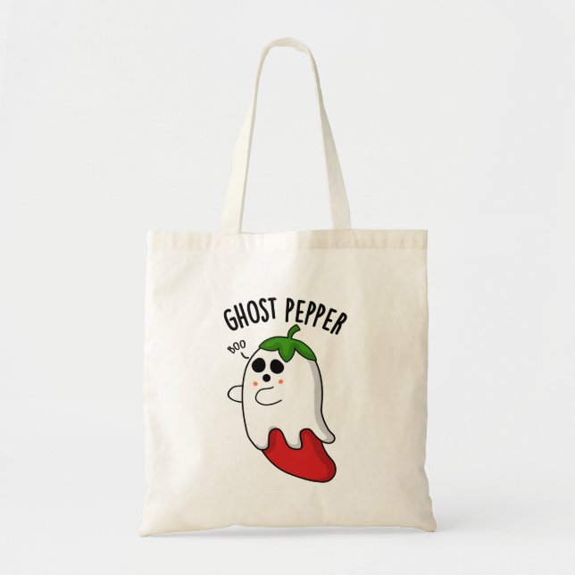 Bolsa Tote Ghost Pepper Funny Chili Pun (Frente)
