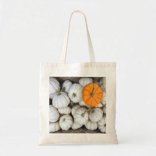 Bolsa Tote Ghost Pumpkins com uma laranja esgueirada