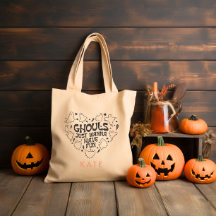 Bolsa Tote Ghouls só quer divertir-se no Halloween do Groovy