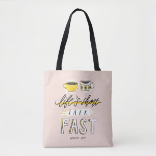 Bolsa Tote Gilmore Girls Conversação rápida da vida - Café