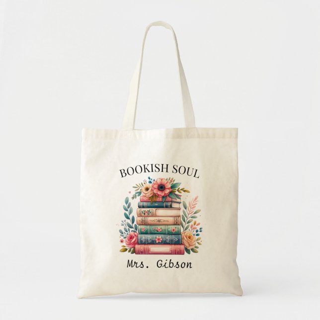 Bolsa Tote Gim-Presente do Livro de Almas Personalizado (Frente)